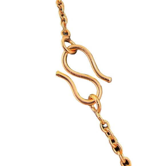 Natural White Horse Jasper Copper Pendant 22 inch Necklace Handmade Artisan - Picture 8 of 8